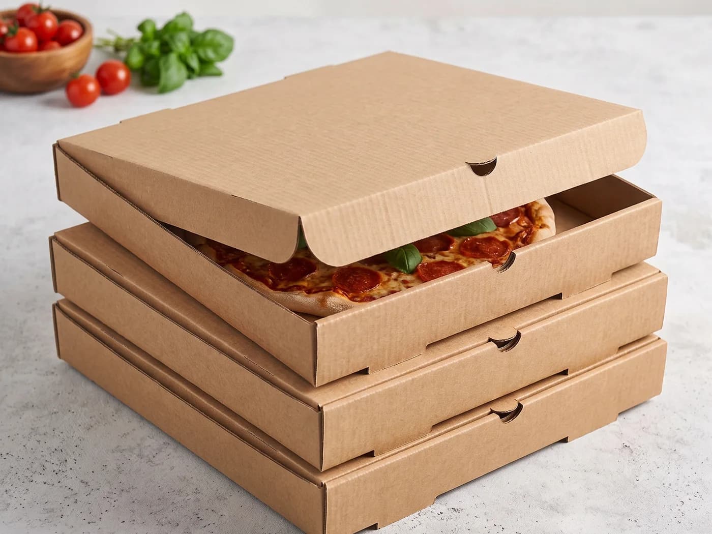 Plain Pizza Box